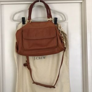 J.Crew Brown satchel purse